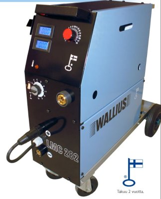 Wallius LMC 282D mig-puoliautomaatti digi-mittareilla